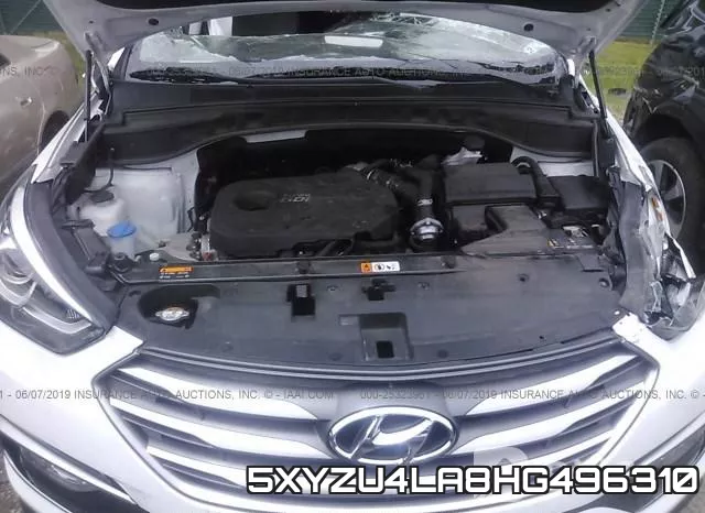 5XYZU4LA8HG496310 фото 2
