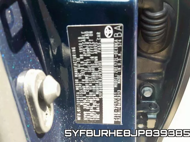 5YFBURHE8JP839385 фото 2