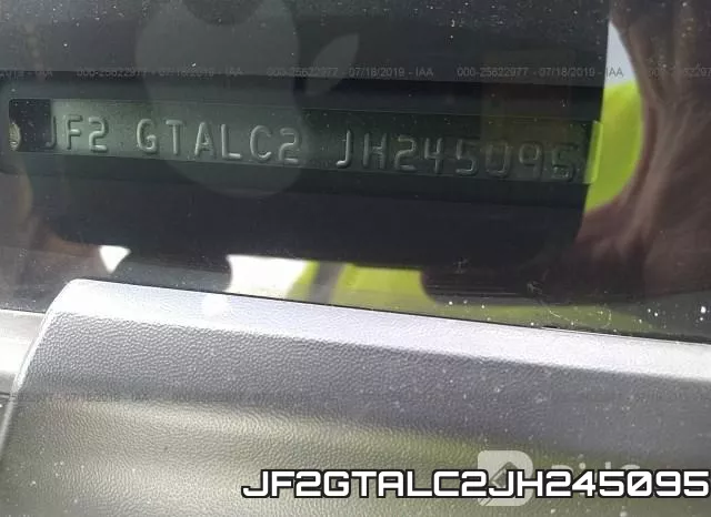 JF2GTALC2JH245095 фото 10