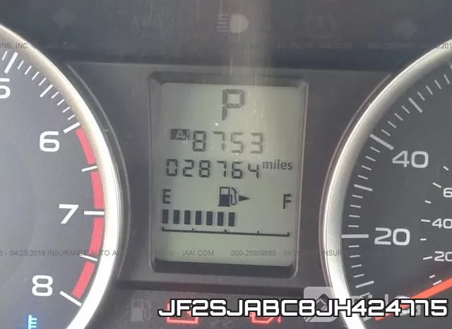 JF2SJABC8JH424775 фото 8