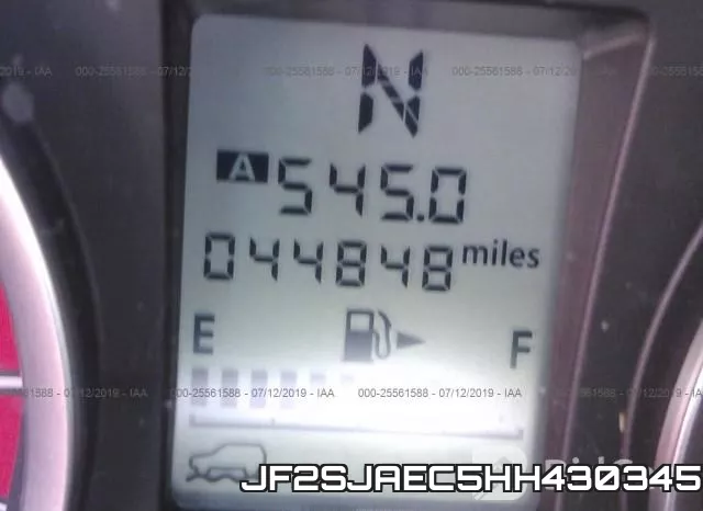 JF2SJAEC5HH430345 фото 8