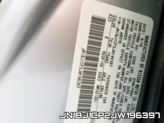 JN1BJ1CP2JW196397 фото 2