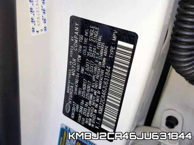 KM8J2CA46JU631844 фото 2
