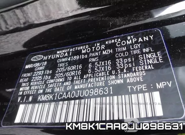 KM8K1CAA0JU098631 фото 9
