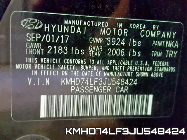 KMHD74LF3JU548424 фото 2