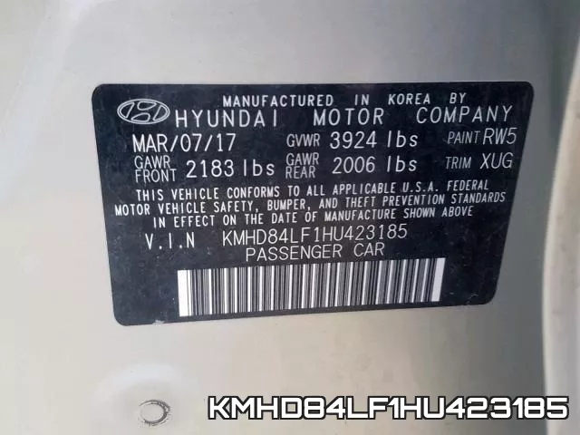 KMHD84LF1HU423185 фото 2