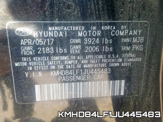 KMHD84LF1JU445483 фото 2