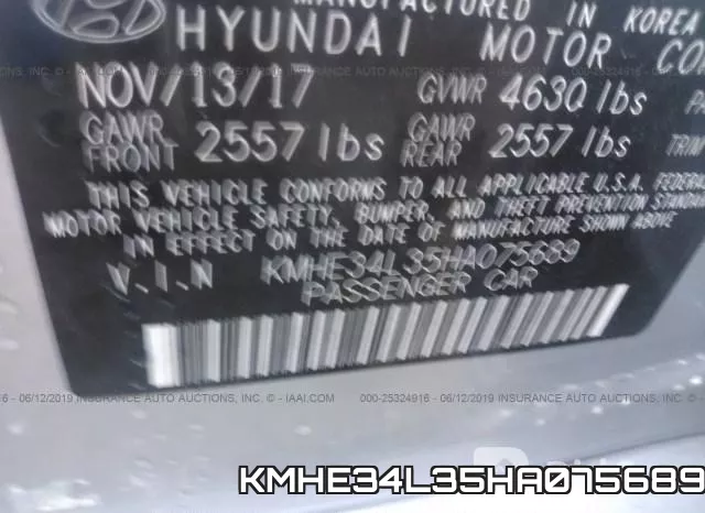 KMHE34L35HA075689 фото 10