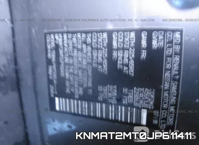 KNMAT2MT0JP611411 фото 10