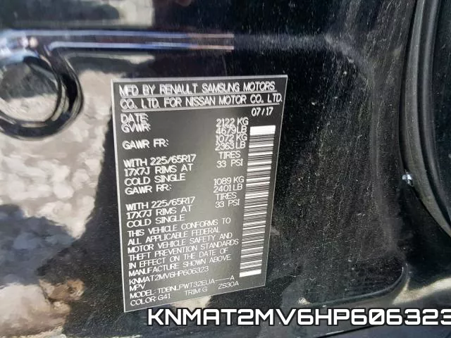 KNMAT2MV6HP606323 фото 2