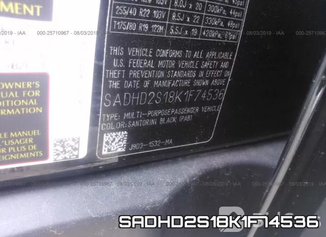 SADHD2S18K1F74536 фото 10
