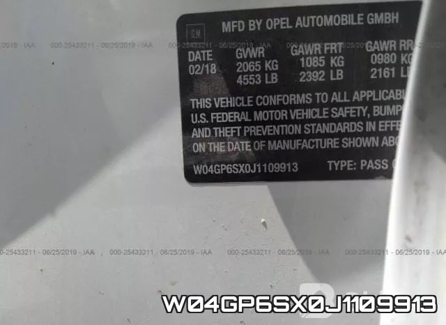 W04GP6SX0J1109913 фото 10
