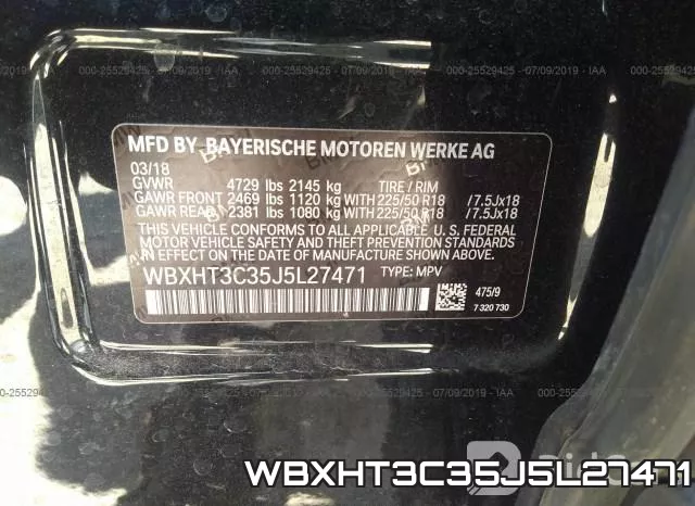 WBXHT3C35J5L27471 фото 10