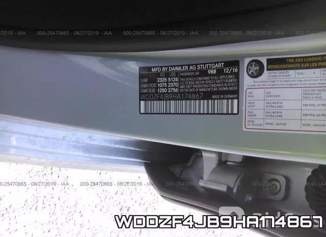 WDDZF4JB9HA174867 фото 10