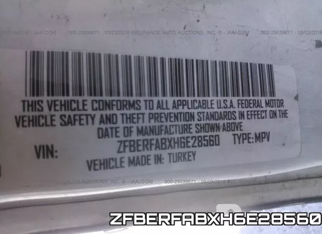 ZFBERFABXH6E28560 фото 10