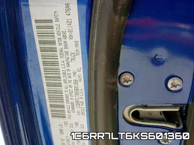 1C6RR7LT6KS601360 фото 2