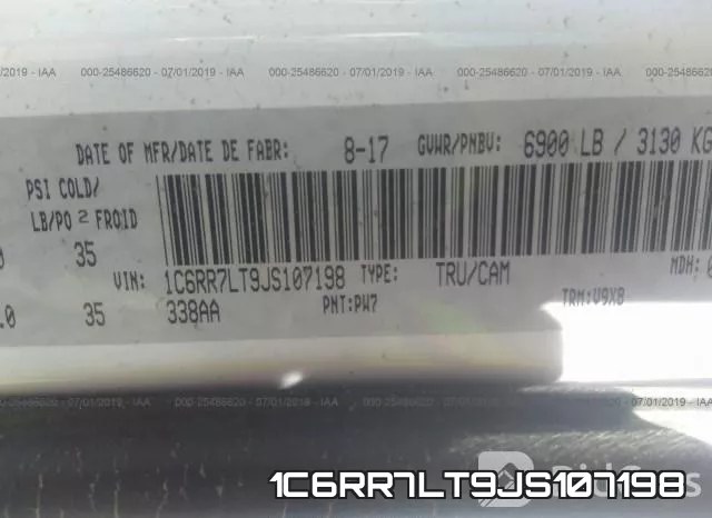 1C6RR7LT9JS107198 фото 10