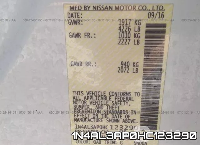 1N4AL3AP0HC123290 фото 10