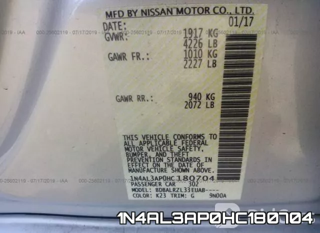 1N4AL3AP0HC180704 фото 10