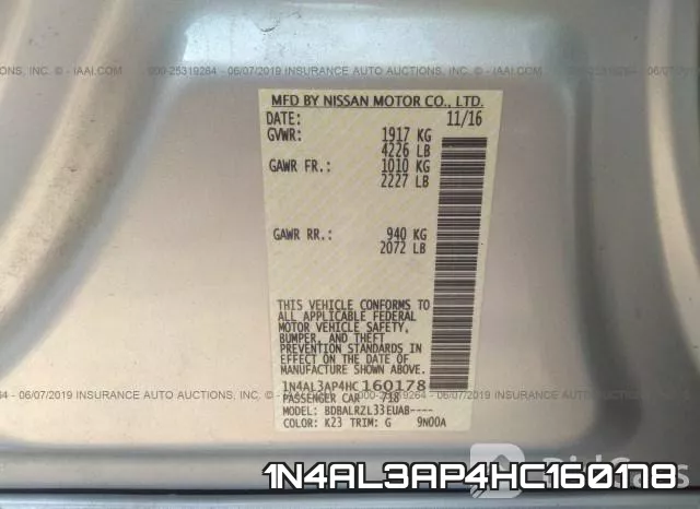 1N4AL3AP4HC160178 фото 10
