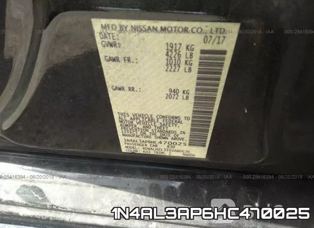 1N4AL3AP6HC470025 фото 10