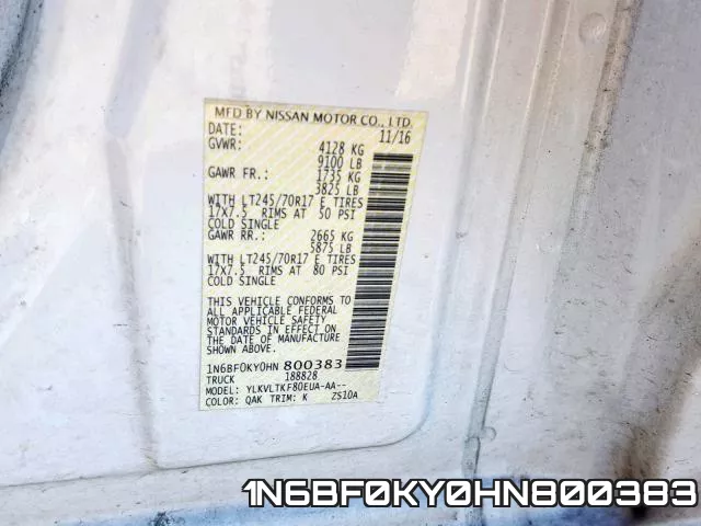 1N6BF0KY0HN800383 фото 2