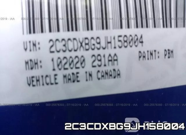 2C3CDXBG9JH158004 фото 10
