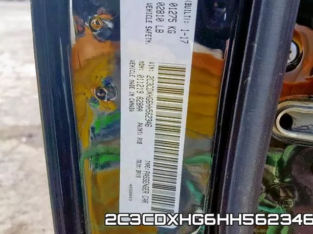 2C3CDXHG6HH562346 фото 2