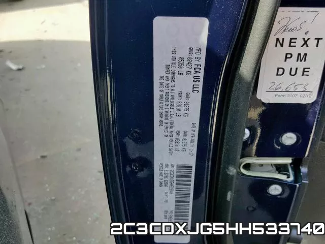 2C3CDXJG5HH533740 фото 2
