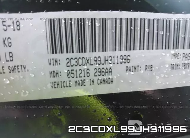2C3CDXL99JH311996 фото 10