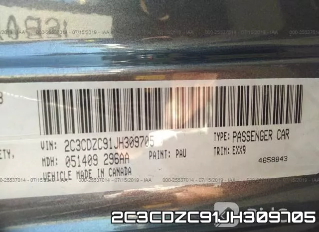 2C3CDZC91JH309705 фото 10
