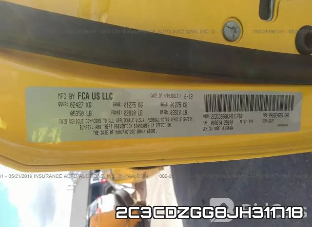 2C3CDZGG8JH311718 фото 10