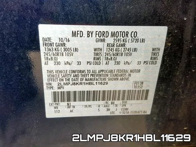 2LMPJ8KR1HBL11629 фото 2