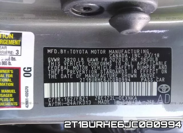 2T1BURHE6JC080994 фото 10