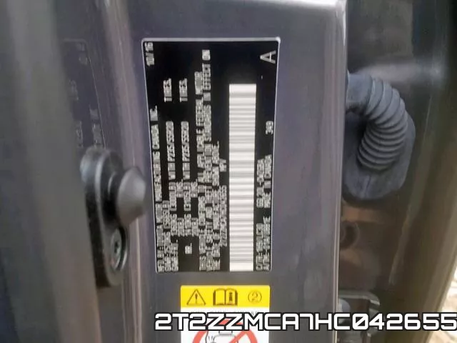 2T2ZZMCA7HC042655 фото 2