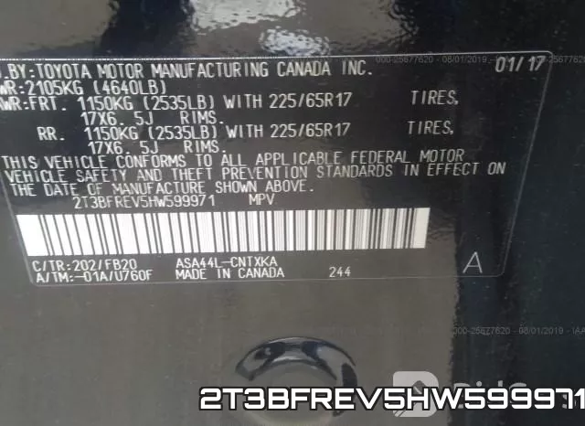 2T3BFREV5HW599971 фото 10