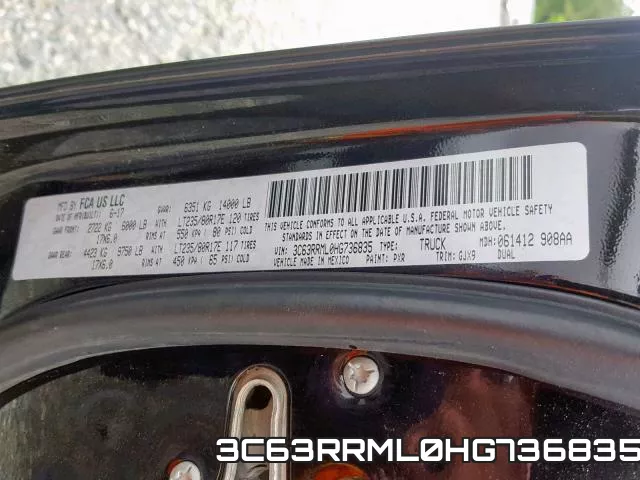 3C63RRML0HG736835 фото 2