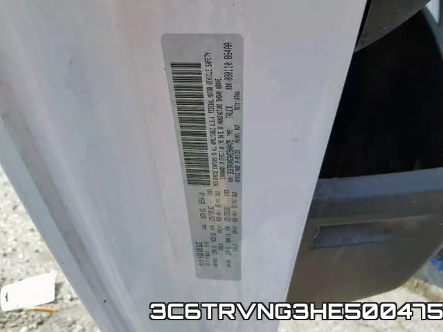 3C6TRVNG3HE500475 фото 2