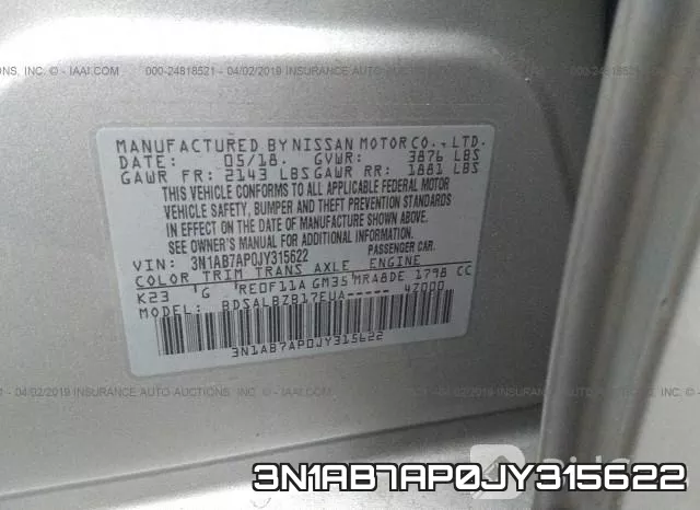 3N1AB7AP0JY315622 фото 10