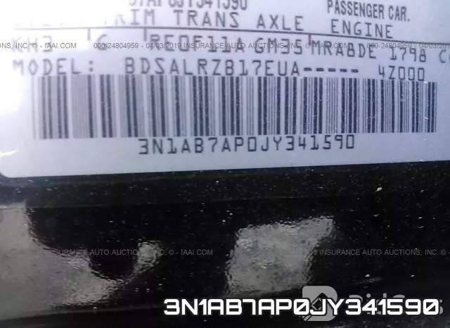 3N1AB7AP0JY341590 фото 10