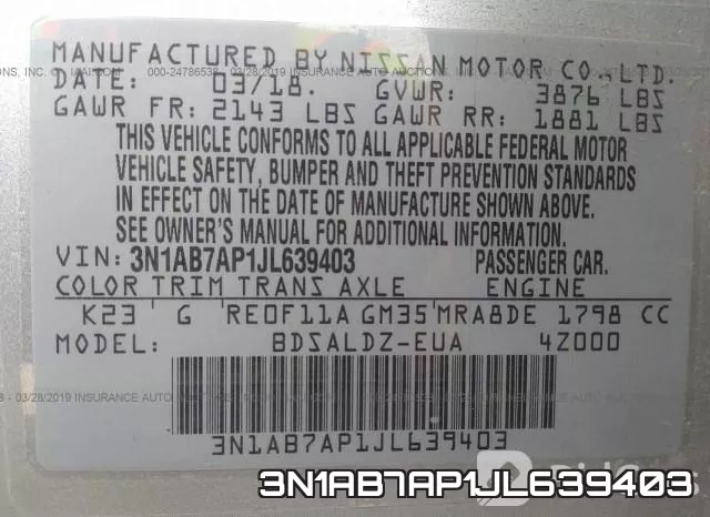 3N1AB7AP1JL639403 фото 10