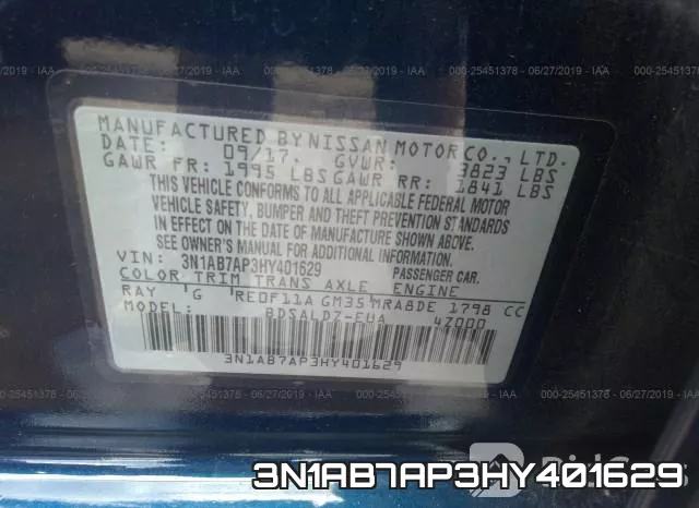 3N1AB7AP3HY401629 фото 10