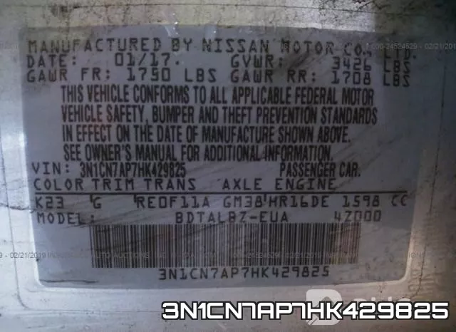 3N1CN7AP7HK429825 фото 10