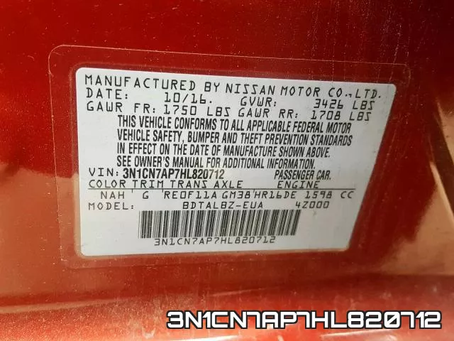3N1CN7AP7HL820712 фото 2