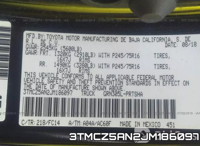 3TMCZ5AN2JM186097 фото 10