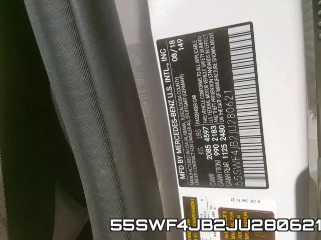 55SWF4JB2JU280621 фото 2