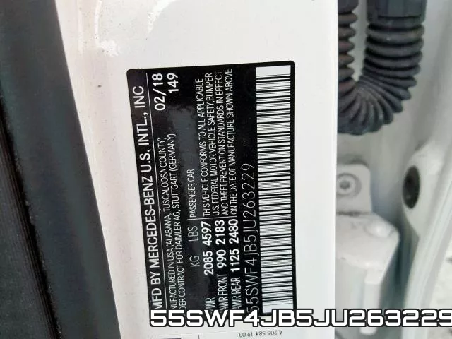 55SWF4JB5JU263229 фото 2
