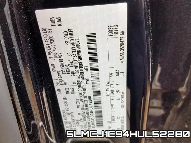 5LMCJ1C94HUL52280 фото 2