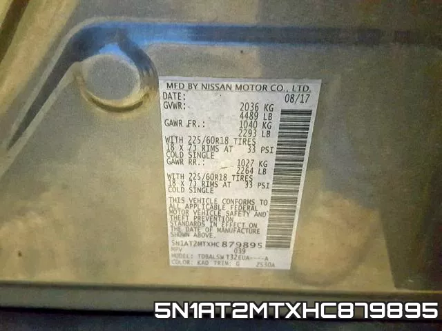 5N1AT2MTXHC879895 фото 2