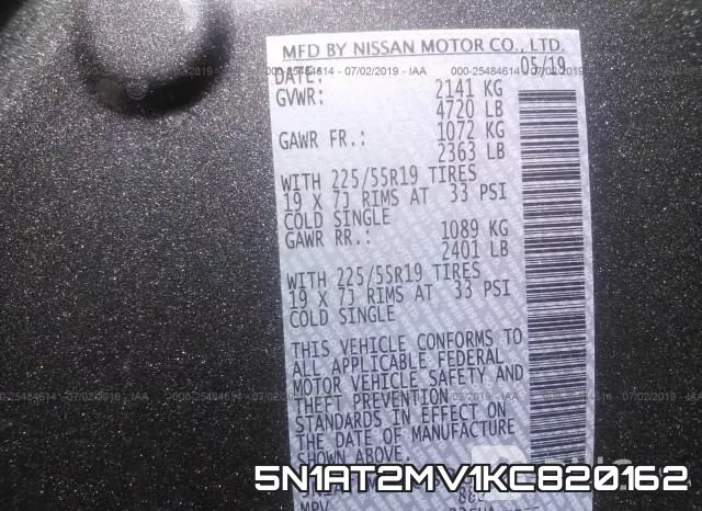 5N1AT2MV1KC820162 фото 10